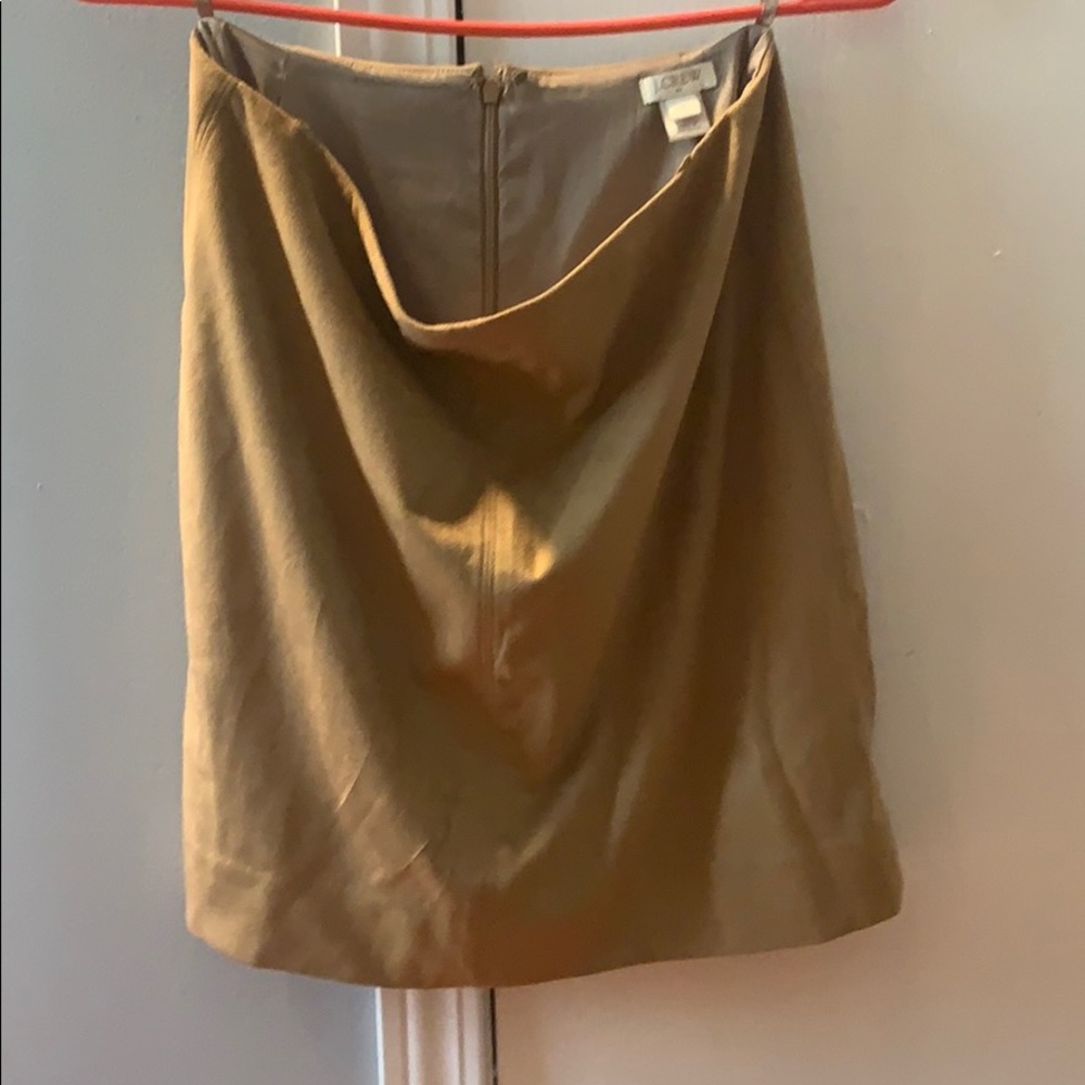 Suede J.Crew Skirt